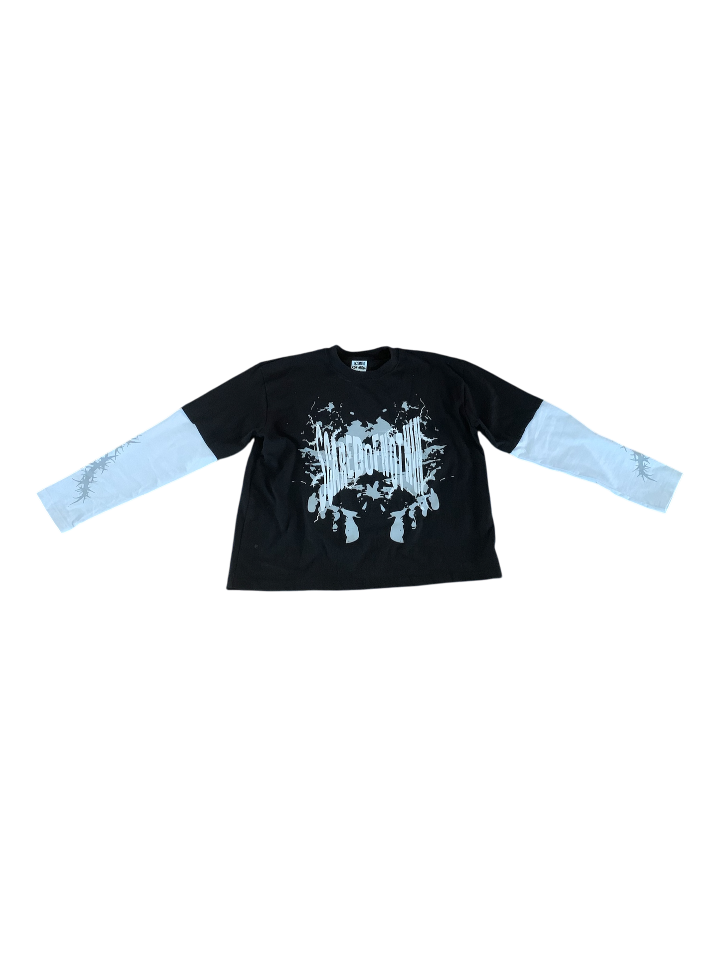 π Scaredofnothin long sleeve tee (black) (40% off)